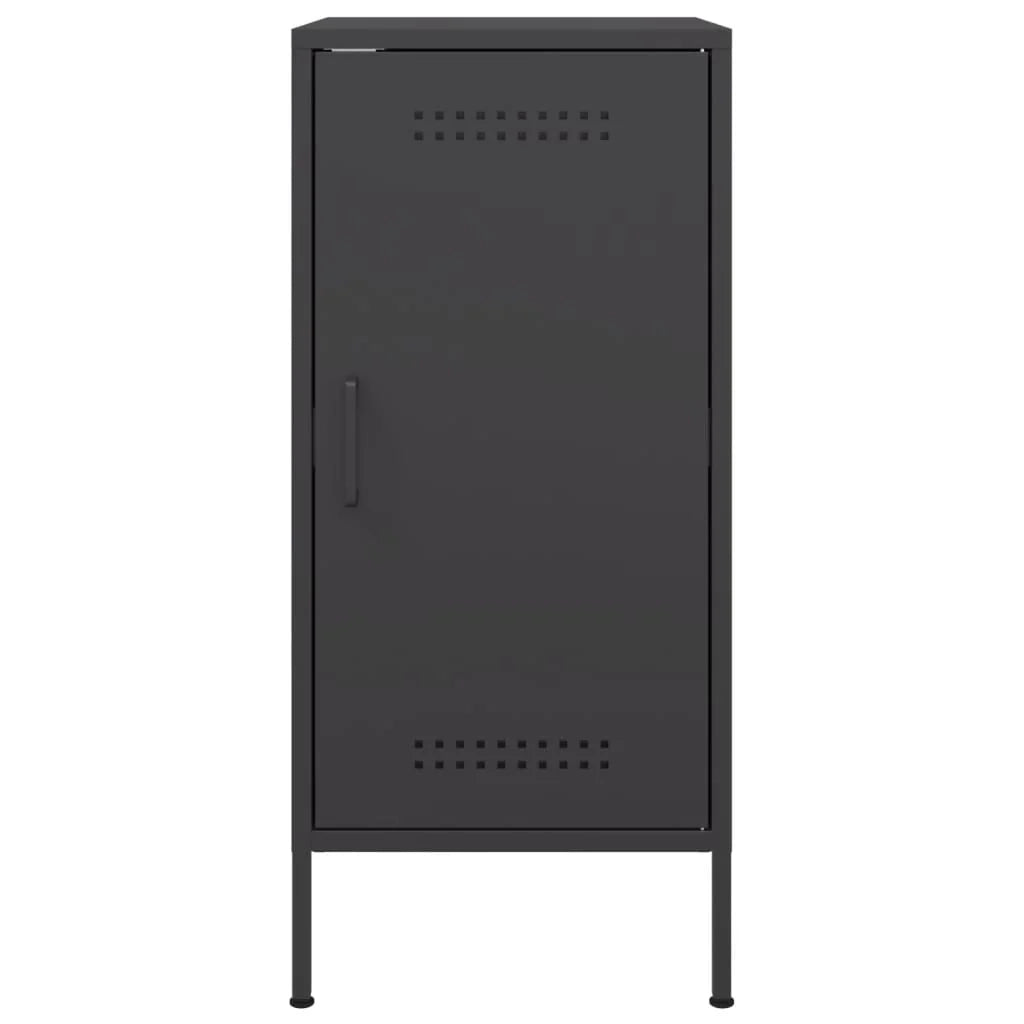 Buffet credenza cassettiera armadio mobile contenitore organizer per cucina soggiorno salotto set da 2 36 x 39 x 79 cm acciaio nero 02_0036897