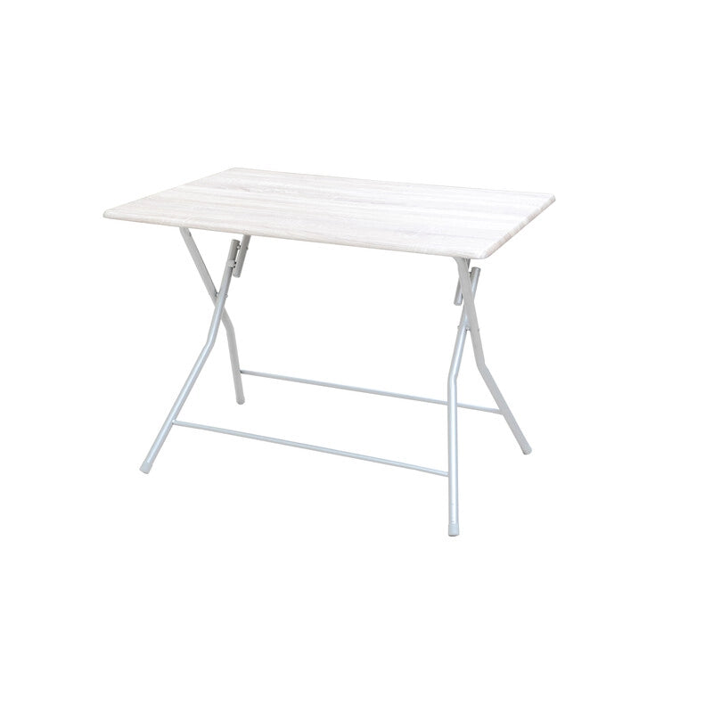 TAVOLO PIEGHEVOLE BINGO CM 120X80 FRASSINO BIANCO- 1,0 pz