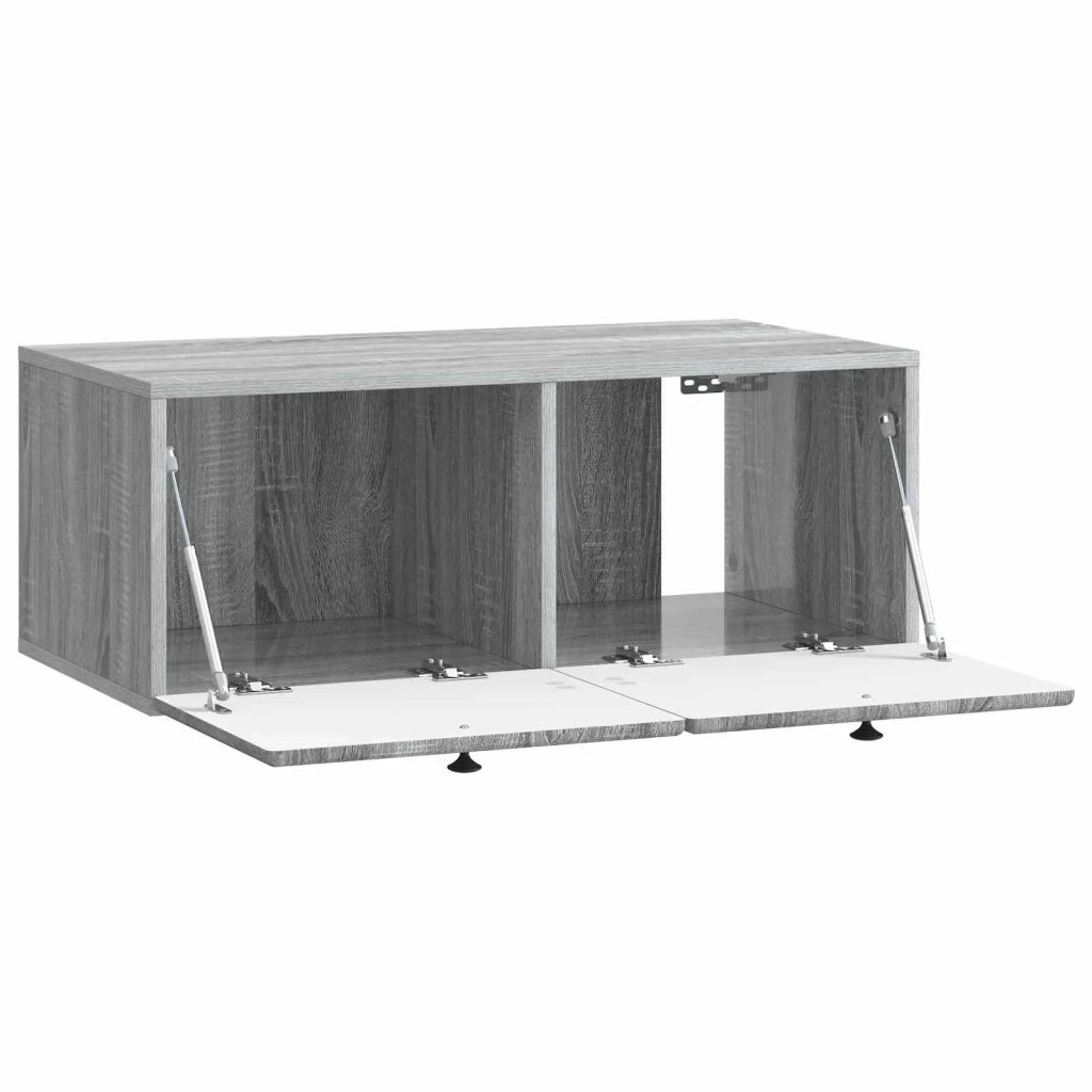 Mobile Porta TV da Muro 78,5 x 41 x 30 cm Sonoma grigio 899201