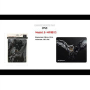 Trade Shop - Tappetino Poggiapolso Tappeto Pc Gaming Mouse Pad Gufo Otus Maxtech G-mpad13 -