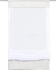 Velo di Siepe Bianco Translucido - Adatto per Finestre - 1 Pezzo - 70 x 140 cm