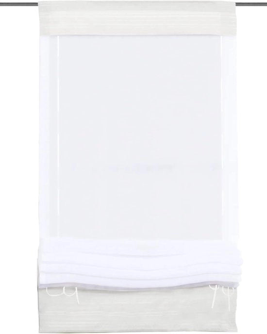 Velo di Siepe Bianco Translucido - Adatto per Finestre - 1 Pezzo - 70 x 140 cm