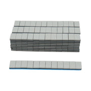Contrappesi autoadesivi grigio scuro per equilibratura ruote Fe 60g (5gx12 pz) 100 strisce/scatola