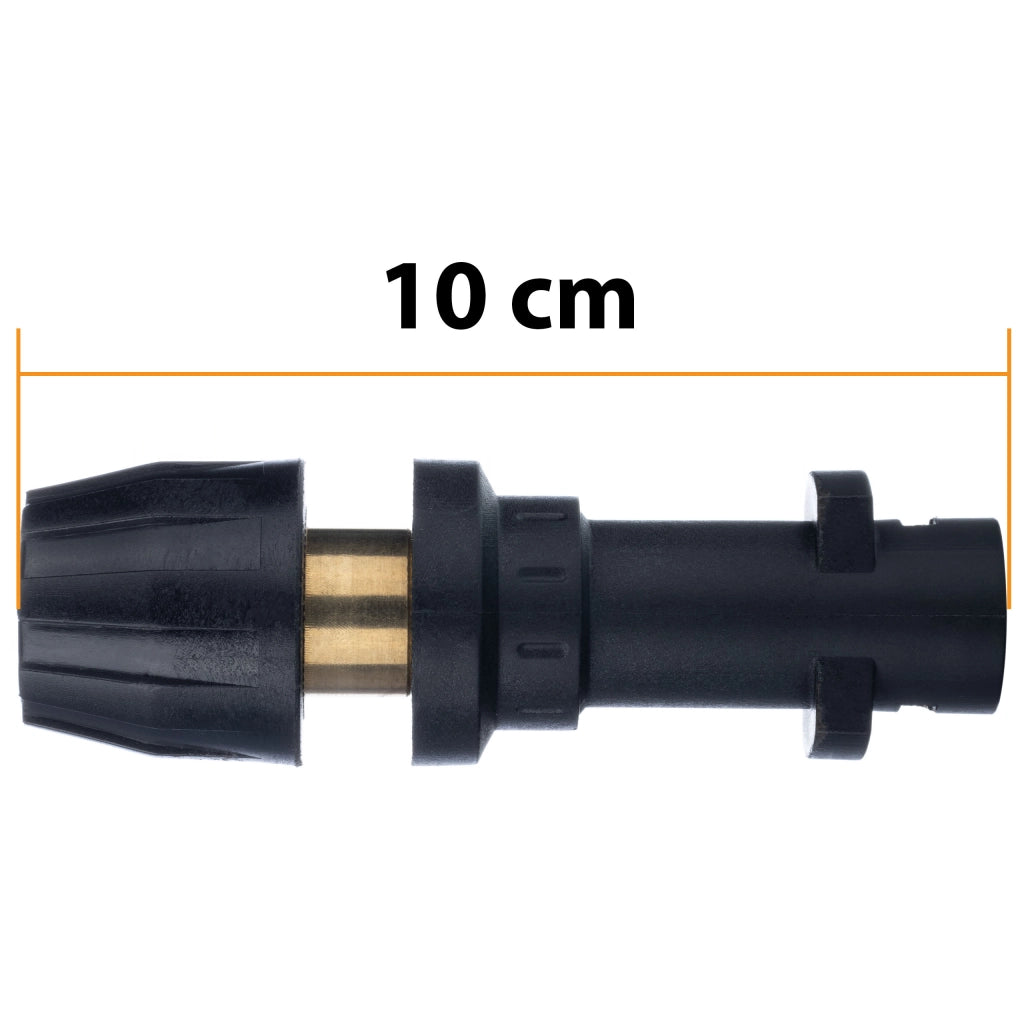 Lancia Mini con Ugello Piatto compatibile con Idropulitrici Kärcher K2-K7 – Pressione Max 160 Bar, Lunghezza 10 cm