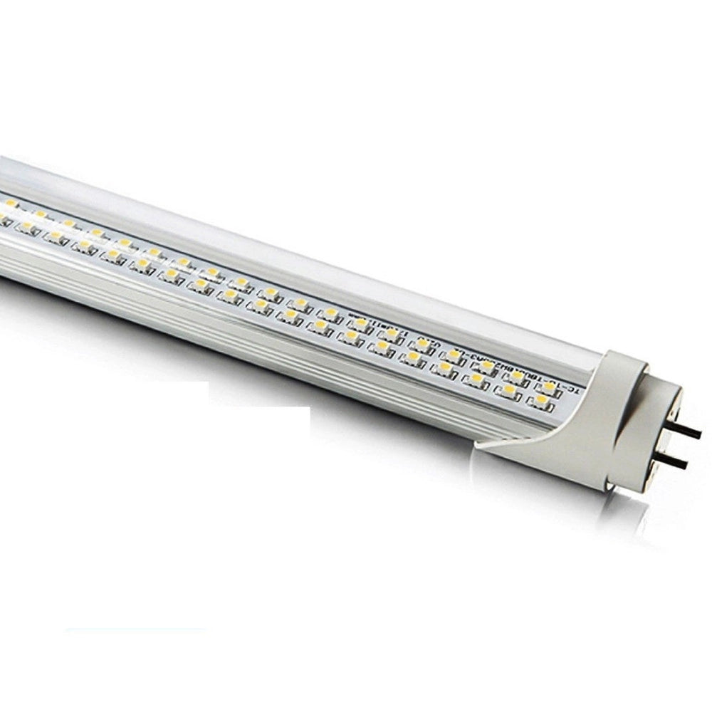 Trade Shop - Tubo Neon Led 8w "60 Cm" T8 120 Smd Led Luce Bianca Fredda O Calda 6500k O 3000k - -bianco Freddo  Copertura Trasparente    -