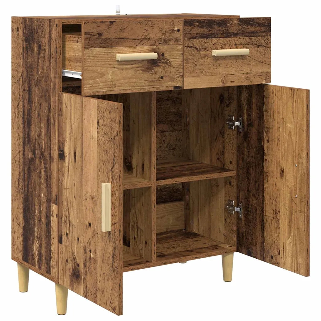 Credenza-Buffet-Armadio da cucina Legno vecchio 34 x 69.5 x 89 cm Legno multistrato