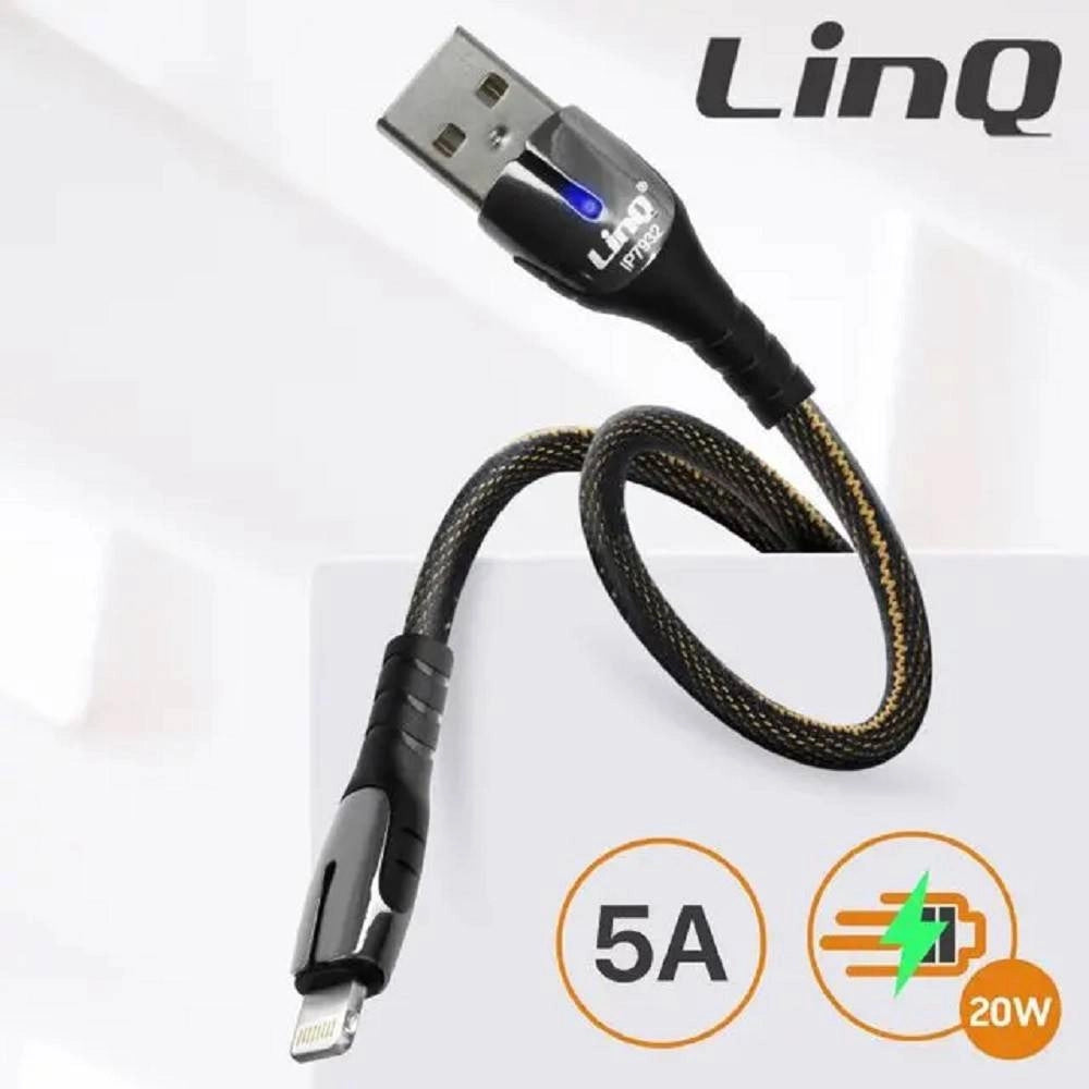 Trade Shop - Cavo Lightning 1,2mt 5a 20w Ricarica Rapida Indicatore Ricarica Luminoso Ip7932 -