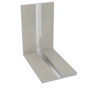 Cartongesso con profilo in alluminio integrato "L" angolo tra soffitto e parete