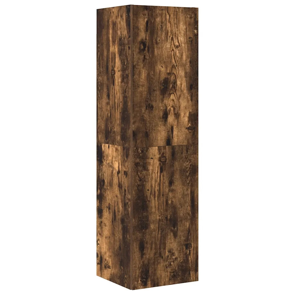 Set di Mobili Porta TV 4 pz-Credenza per TV Rovere Fumo in Legno Multistrato 171139