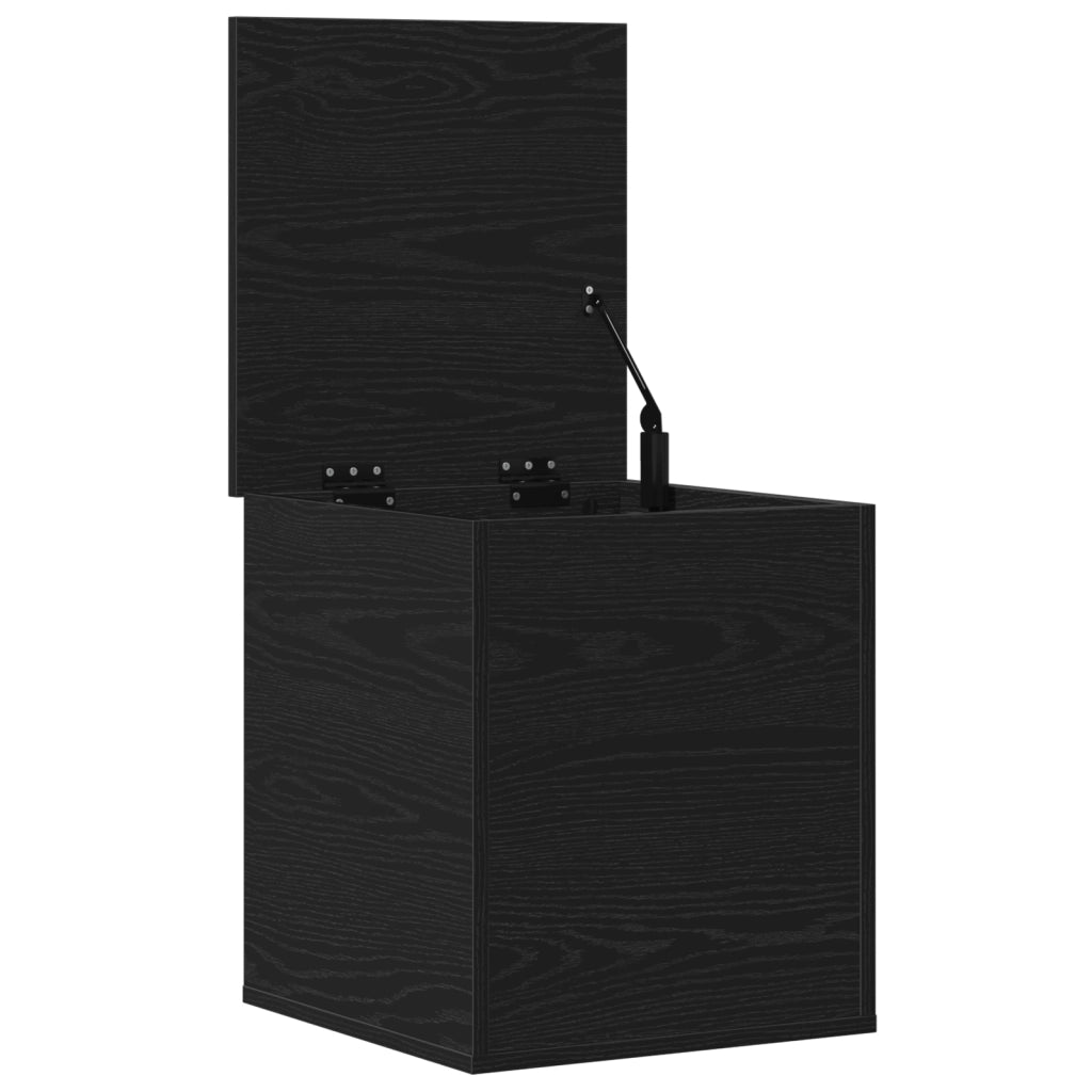 Scatola di Stoccaggio  in Rovere Nero 40x42x46 cm in Legno Ingegnerizzato