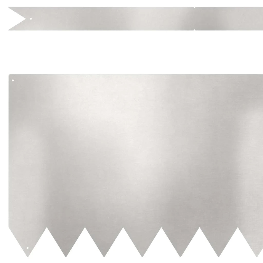Bordura per Prato 50 pz 100 x 0,05 x 30 cm Acciaio inossidabile 3335792