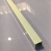 Trade Shop - Set 2 Canalina Passacavo Singola 2 Mt 15 X 17 Mm Bianco Portacavi Singolo 61135 -