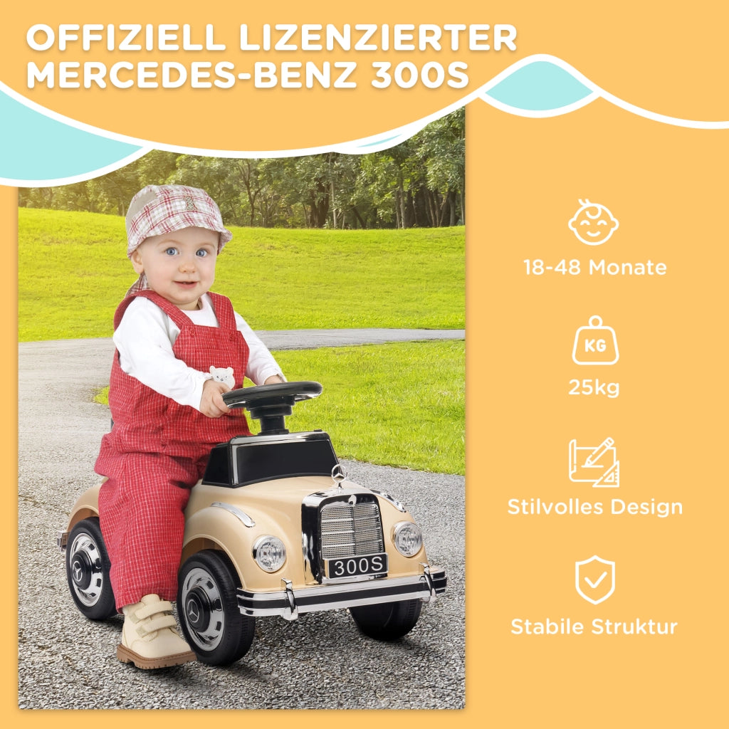 Auto giocattolo per bambini Mercedes Benz Design 300 S ¨C zephmum ¨C beige