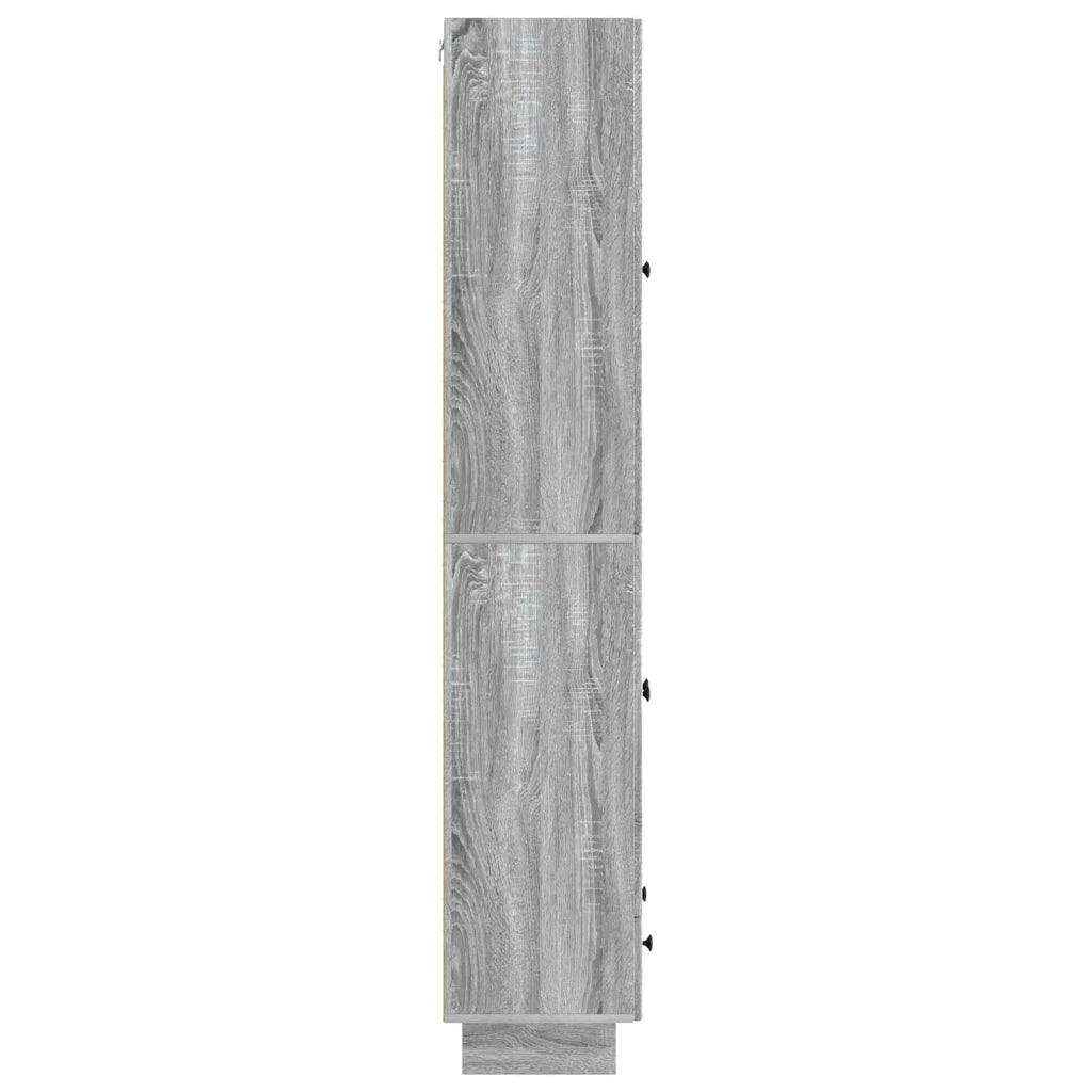 Set di armadi 2 pcs Sonoma grigio 66 x 34,5 x 95 cm 3416355
