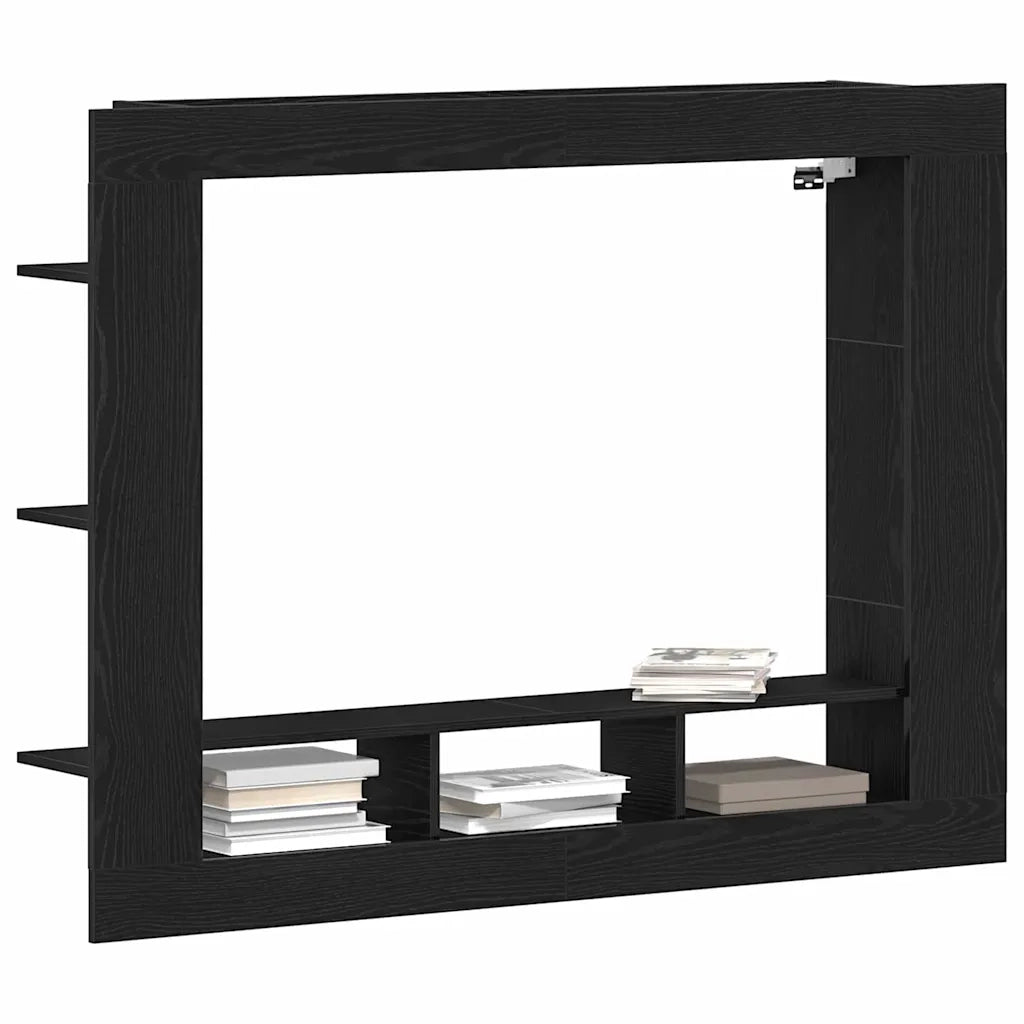 Mobile TV 152 x 22 x 113 cm Rovere nero Legno ingegnerizzato 861999