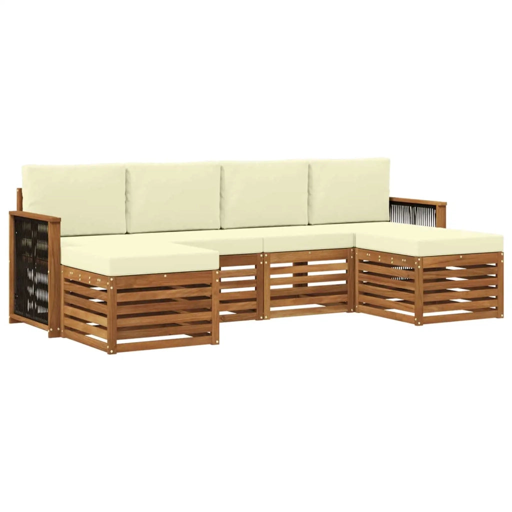 Set di divani da esterno 5 pz 3384681