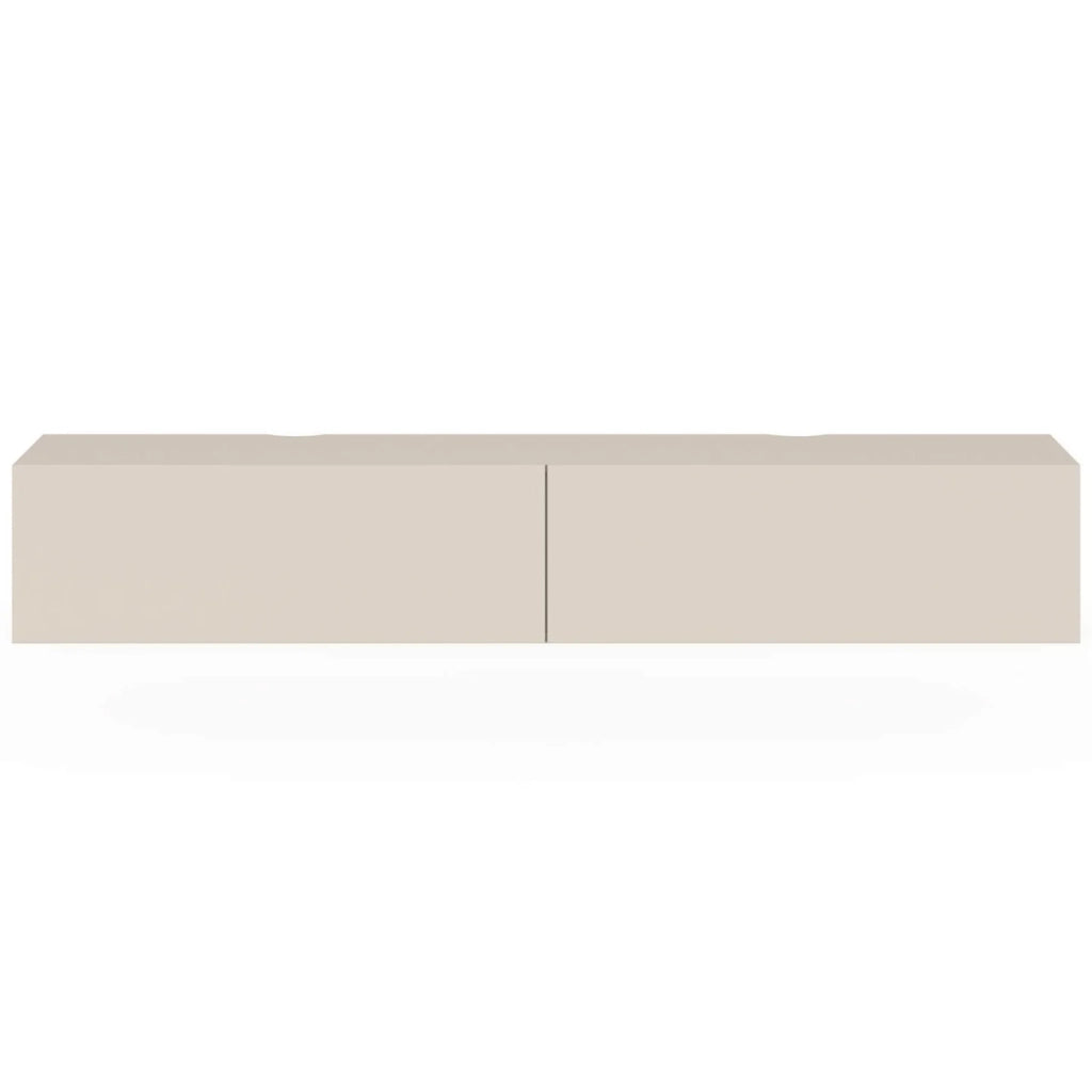 IDMarket - Mobile TV sospeso ELIO 180 cm 2 ante beige
