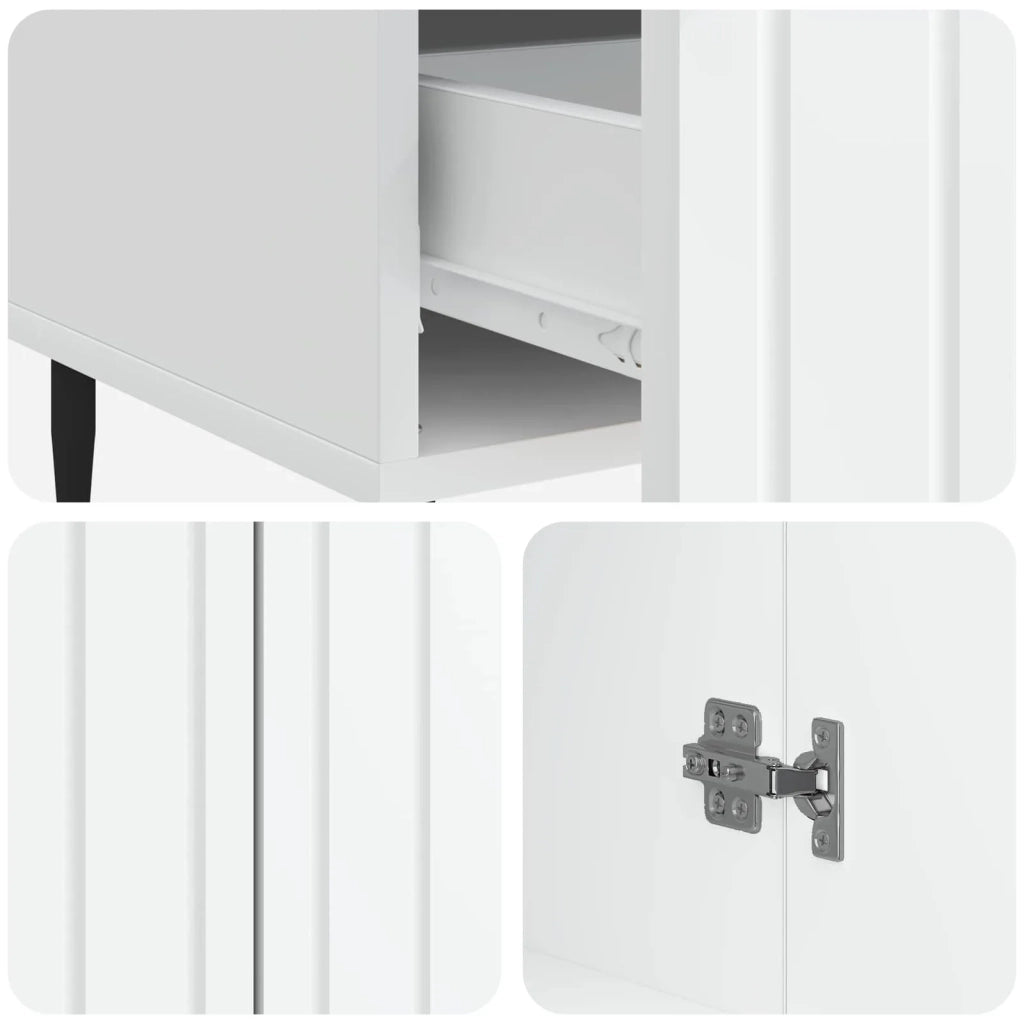 Credenza Bianco 66 x 34,5 x 97 cm Legno ingegnerizzato 894435