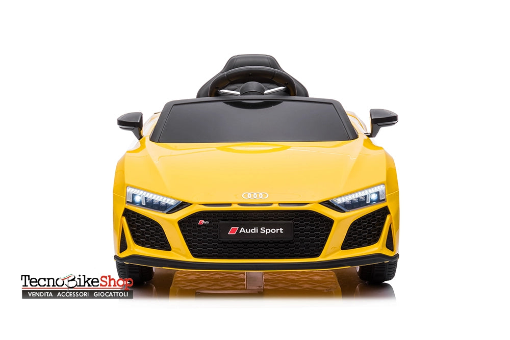 Auto Elettrica per Bambini Audi R8 Sport 12V-Giallo