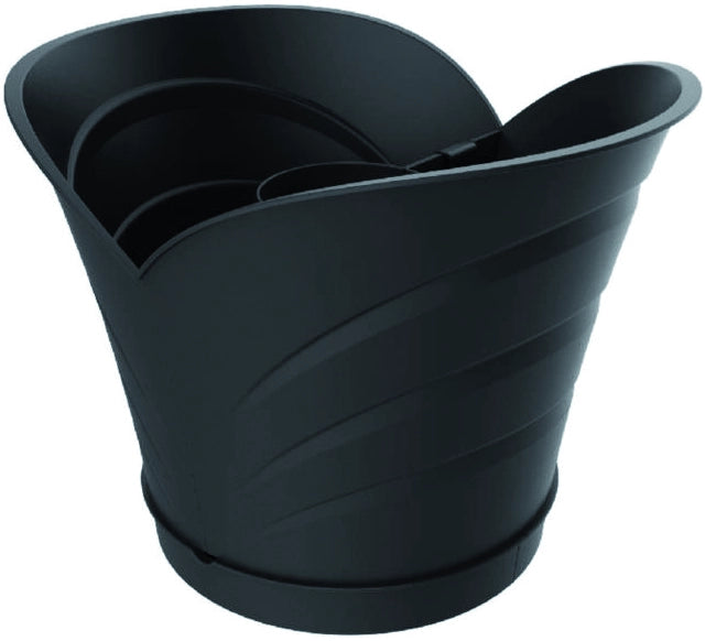 Bama VASO TULIPANO SET 2 VASI Col. Grigio cm. 34,5x19x30 h