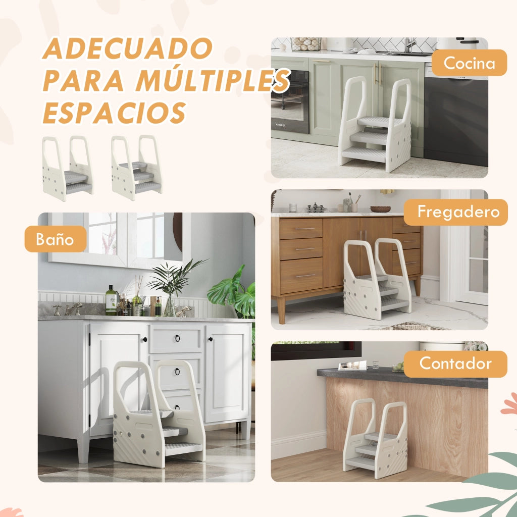 Scala di apprendimento per bambini regolabile ¨C Minimal ¨C Grigio