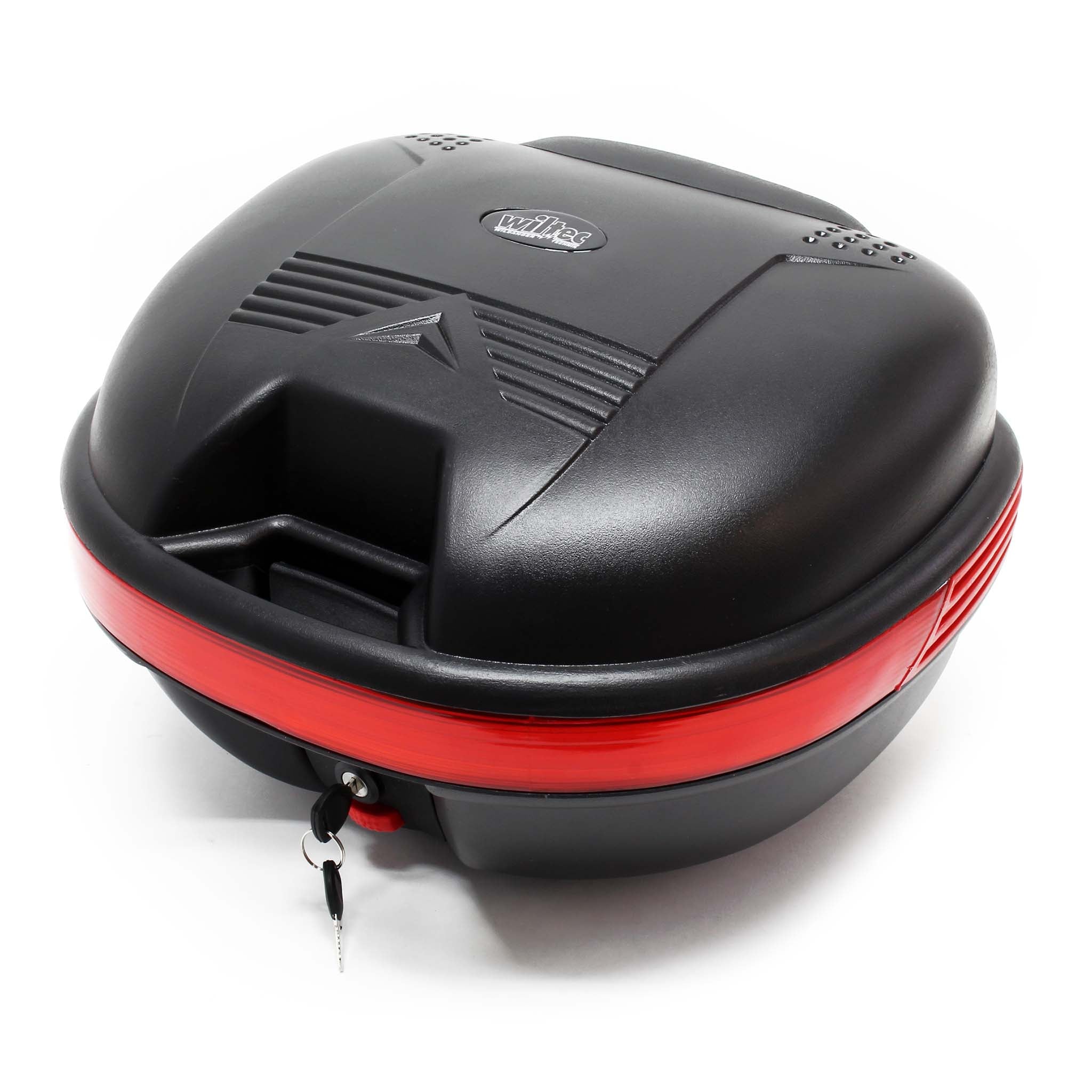 Bauletto posteriore per scooter e moto 31 litri nero opaco 46x39,5x28,5 cm Top case rigido