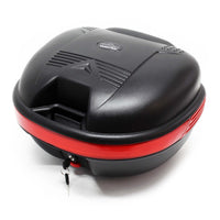 Bauletto posteriore per scooter e moto 31 litri nero opaco 46x39,5x28,5 cm Top case rigido