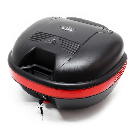 Bauletto posteriore per scooter e moto 31 litri nero opaco 46x39,5x28,5 cm Top case rigido