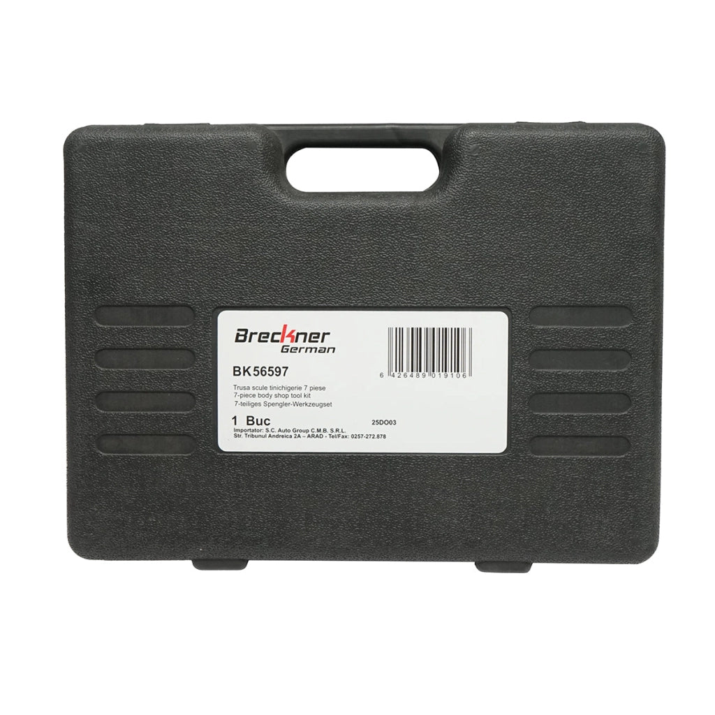 Kit di riparazione carrozzeria da 7 pezzi con martelli e incudini Breckner Germany