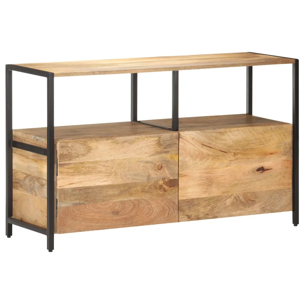 Credenza | Madia | Buffet da pranzo | Armadio da pranzo 110x35x65 cm in Legno Massello di Mango