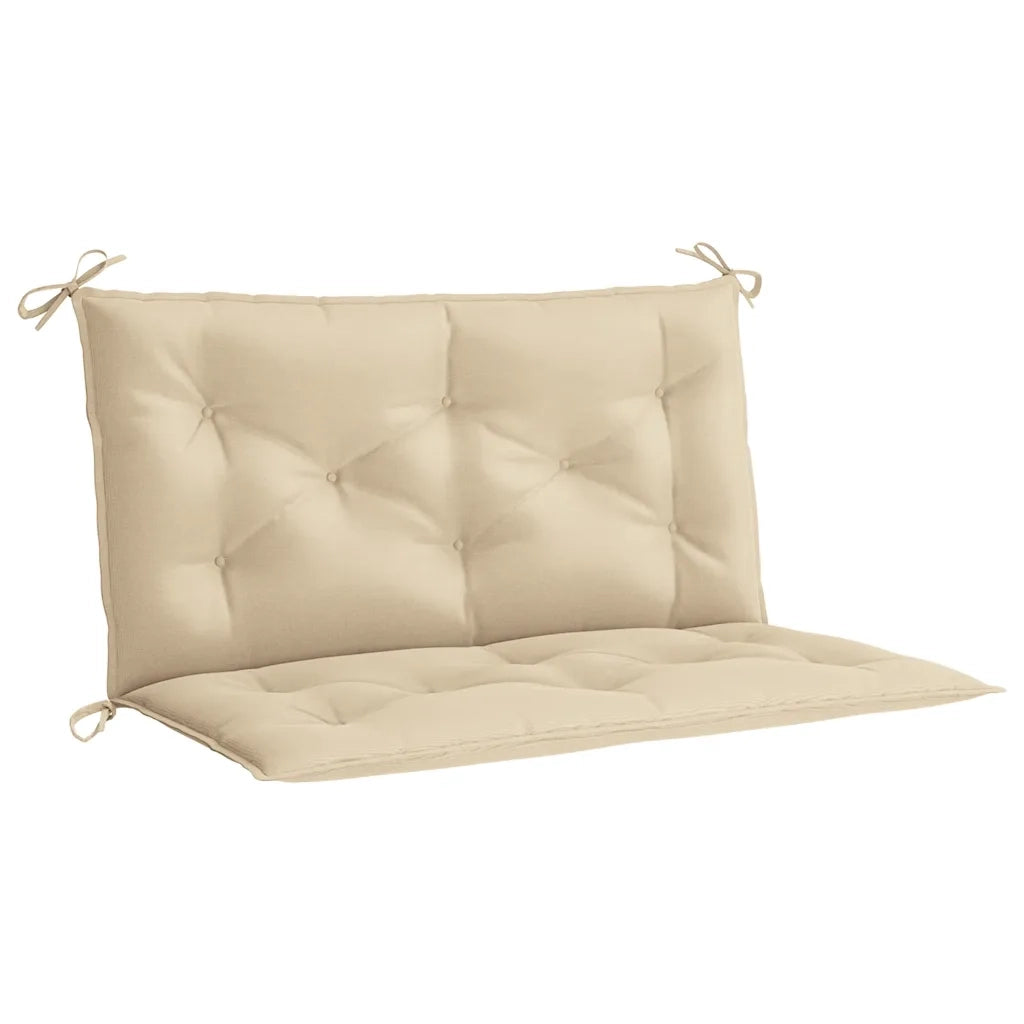 Cuscino per Panca Beige 100x(50+50)x7cm in Tessuto Oxford