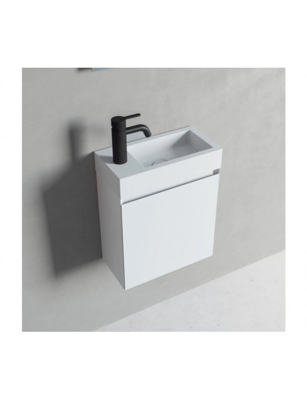 SPRING VOW RIHO lavabo 40x20x8 cm in marmo composito