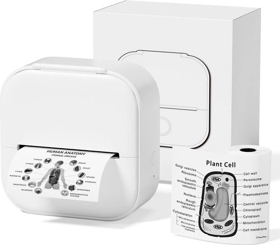 Stampante Portatile Mini - Fotoprinter Mobili - Stampante a Mano - Stampante da Viaggio - Stampante Compatta