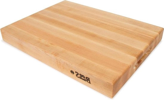 Snodo di taglio in legno di quercia dura - 61 x 45 x 65 cm - Snodo di taglio per carni - Snodo di taglio extra grande della serie Chef Block Pro