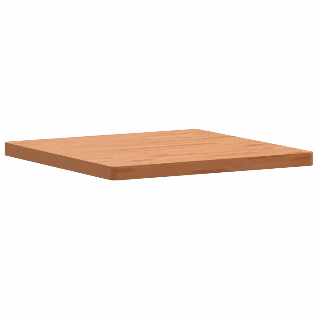 Piano per Tavolo 70x70x4 cm Quadrato Legno Massello di Faggio 355981