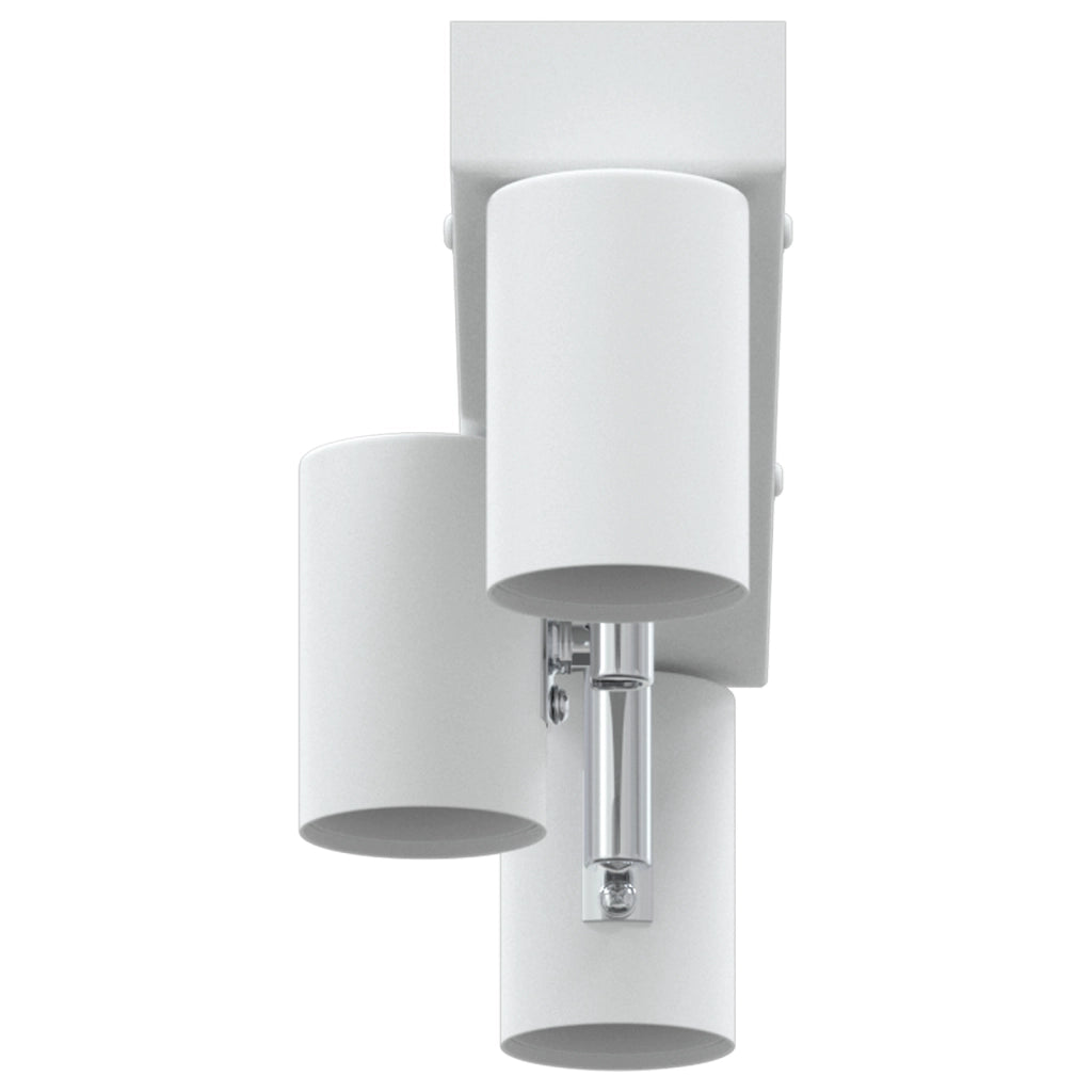 Faretto da soffitto 3 vie regolabili Bianco E27