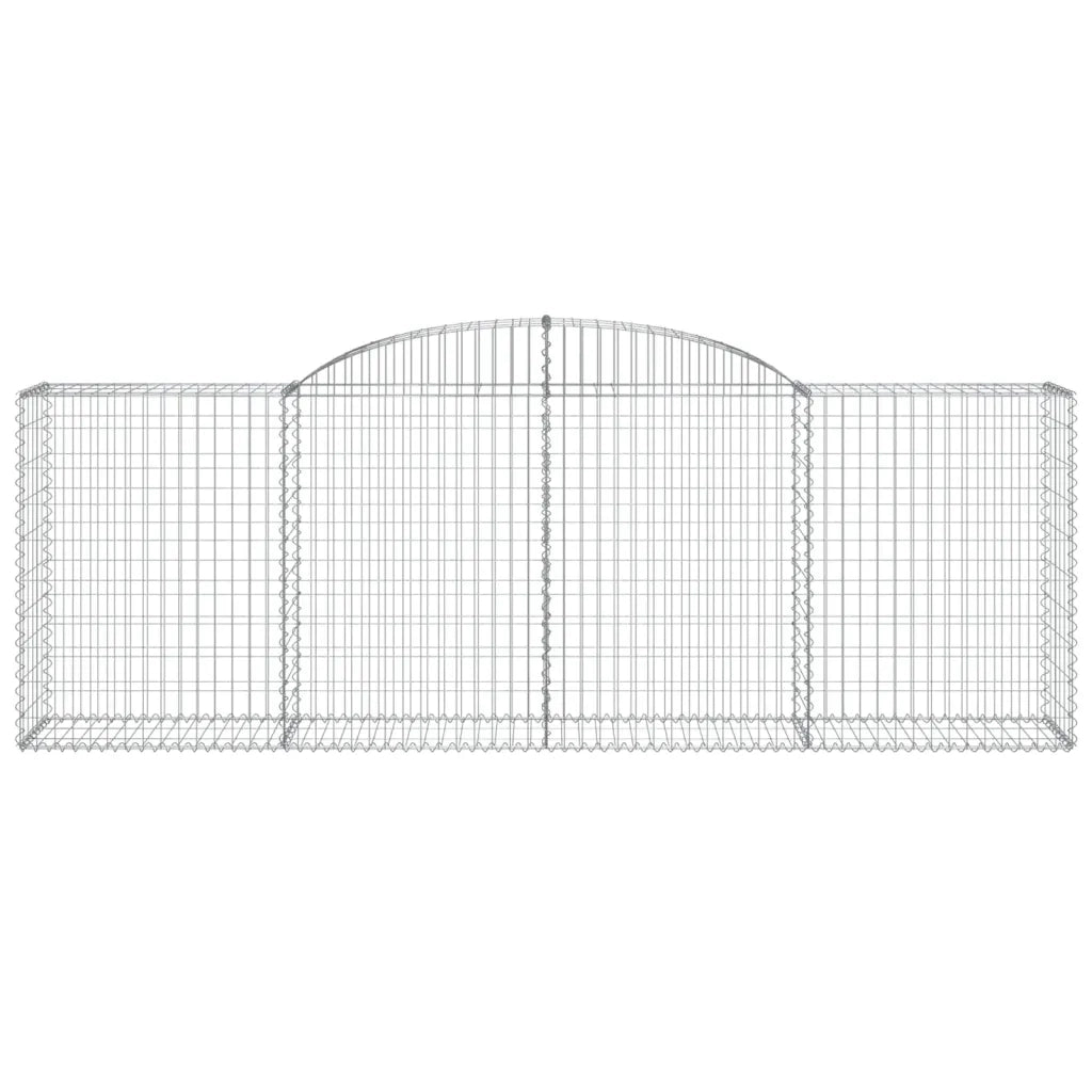Cesto Gabbione ad Arco 300x50x100/120 cm Ferro Zincato 153515
