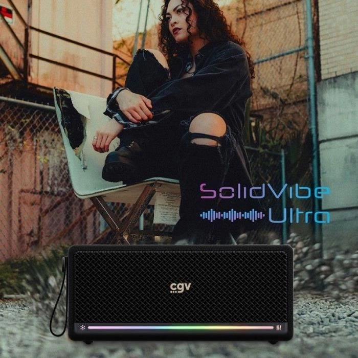 Altoparlante Bluetooth - CGV - 50911 - SolidVibe Ultra - Subwoofer 40W (2x20W)