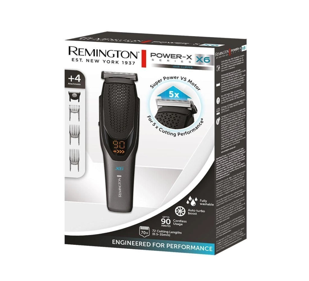 Remington HC6000 Power-X Series X6 Nero, Grigio 72
