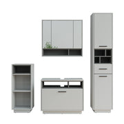 Vicco Set di mobili da bagno Grigio/antracite Set 4