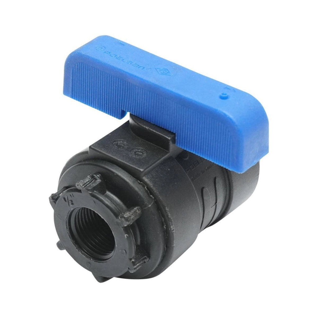 Valvola A Sfera PN10-1/2" X 1/2" per sistemi di irrigazione a goccia, Rubinetto per Tubi di irrigazione a Goccia