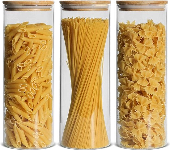 Contenitori a chiusura ermetica per magazzino - Contenitori di scorta per cucina - Scatole per conservazione - Contenitori di scorta