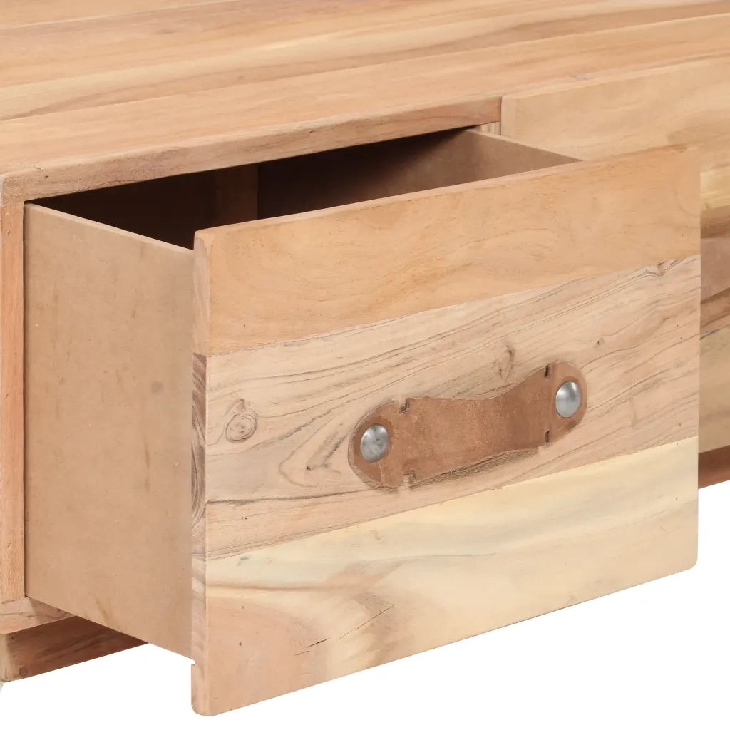 Tavolino da Salotto 90x50x35 cm in Legno Massello di Recupero 287890