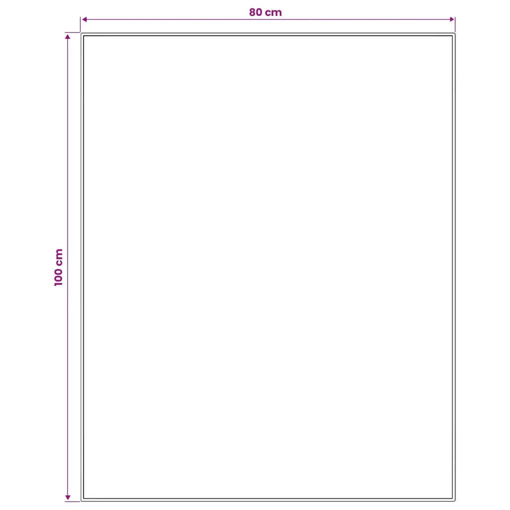 Runner Tappeto LESAKA Marrone 80 x 100 cm Velluto diamante 42045271