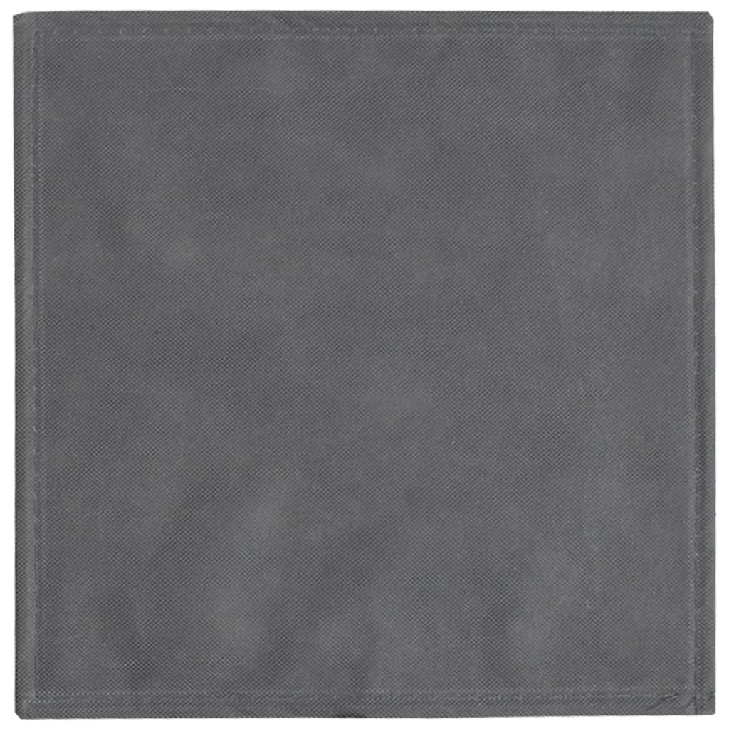 Scatole Portaoggetti 4 pz Grigio 32x32x32cm Tessuto non Tessuto 4018987