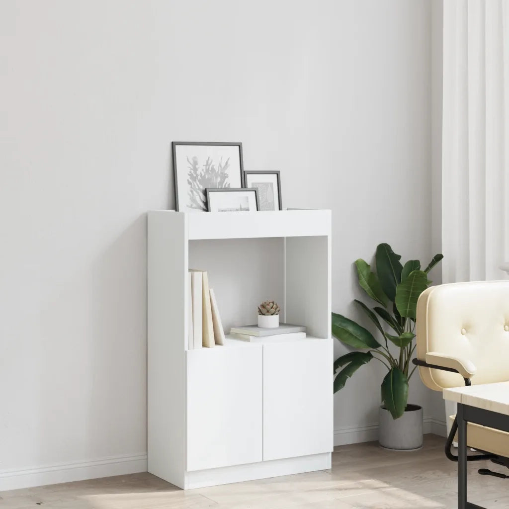 Credenza Bianca 63x33x100 cm in Truciolato 855097