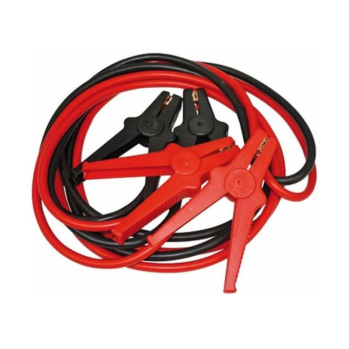 EXCEL M70010 Cavi di Collegamento Pinze Ramate 480 A Lunghezza 4,5 m colore Rosso-Nero