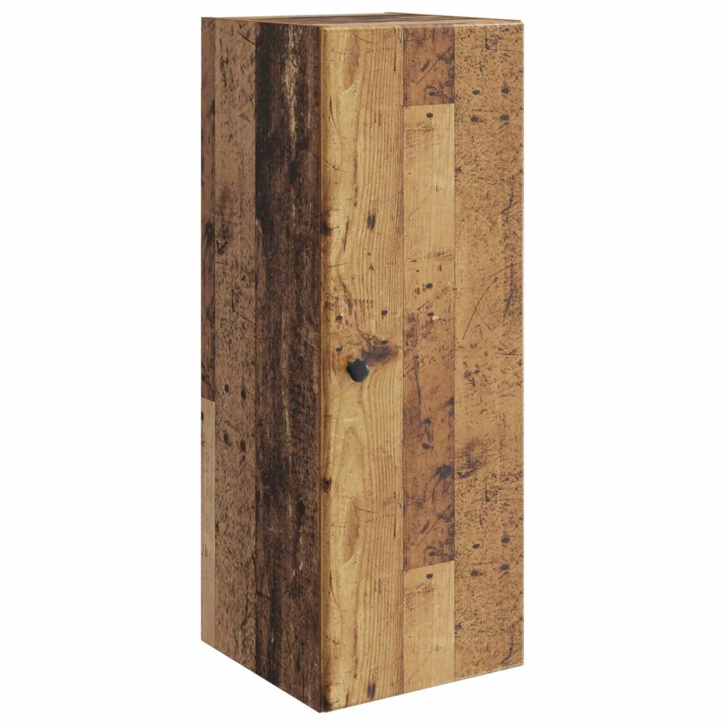 Mobiletto a muro Legno antico 33 x 34,5 x 90 cm