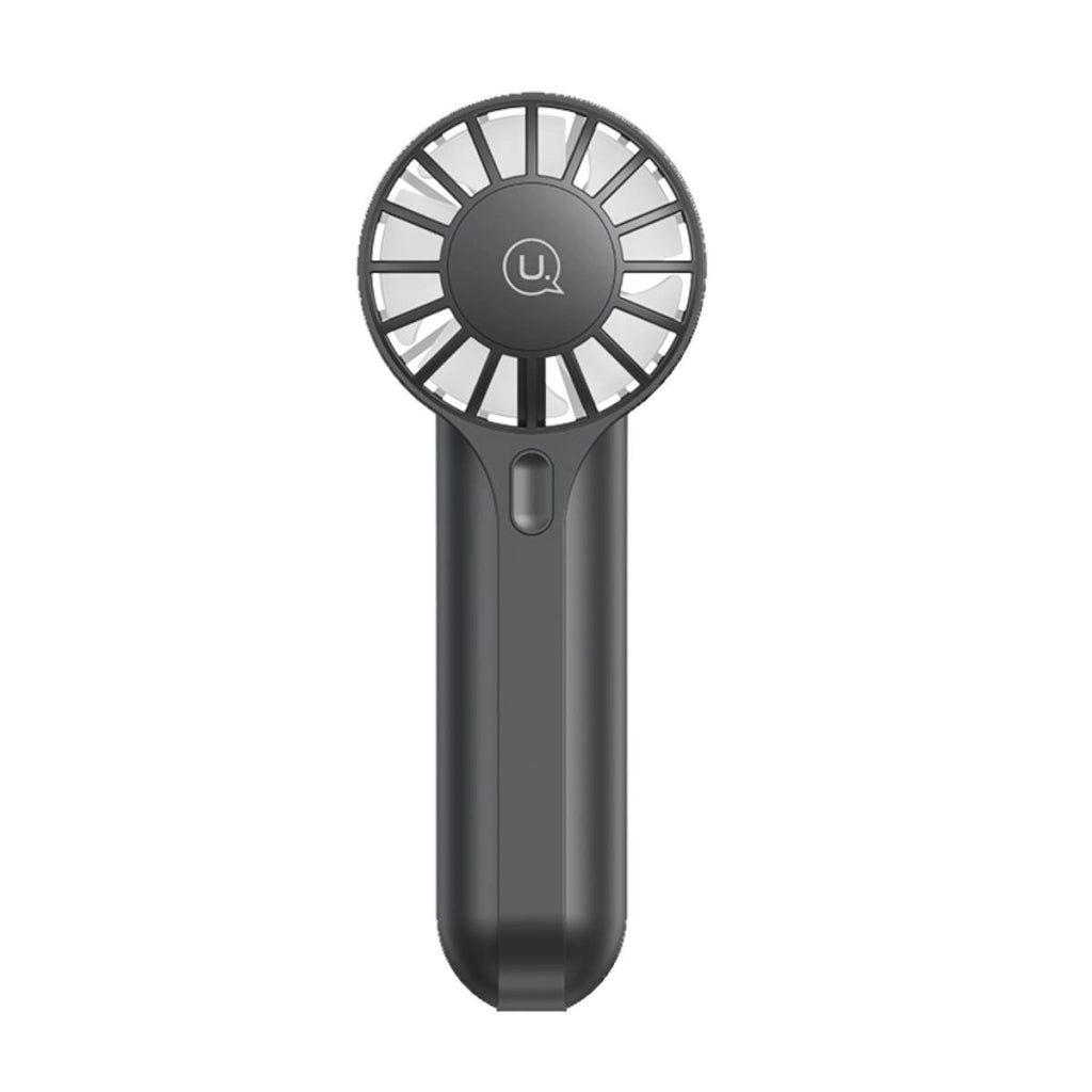 Ventilatore tascabile ricaricabile USB a 3 velocità Nero Usams