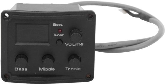 Ukulele - Amplificatore 3 bande EQ - Facile da installare - Chiara - Pickup con schermo LCD - Ideale per musicisti - Formato compatto